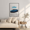 Bugatti Chiron Hypercar Poster
