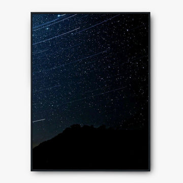 Sternschnuppenzauber - Nachtlicher Himmel Poster