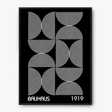 Bauhaus 1919 Poster - Dynamische Kreisformen