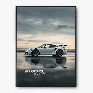 Limitierte Auflage Porsche 911 GT3 RS Poster