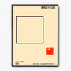 Minimalistische Eleganz - Bauhaus Poster mit geometrischem Akzent