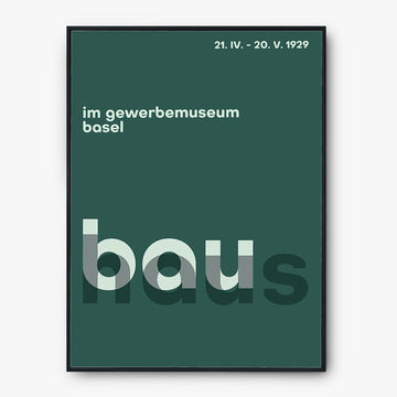 Bauhaus-Ausstellung 1929 Poster - Minimalistische Eleganz für Ihre Wände